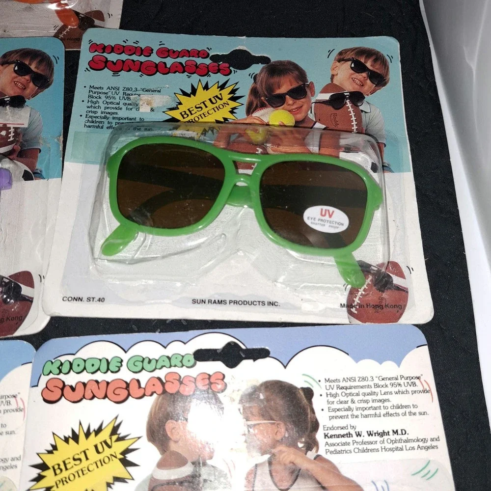 NIB-New 6 sets included Kiddie Sunglasses for your kids or store! UV Protection